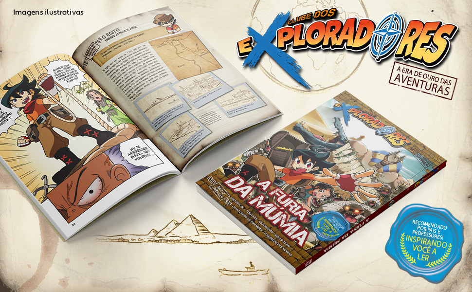 Clube dos eXploradores - A Fúria da Múmia mockup